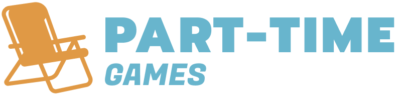Part Time Games logo (lawn chair)